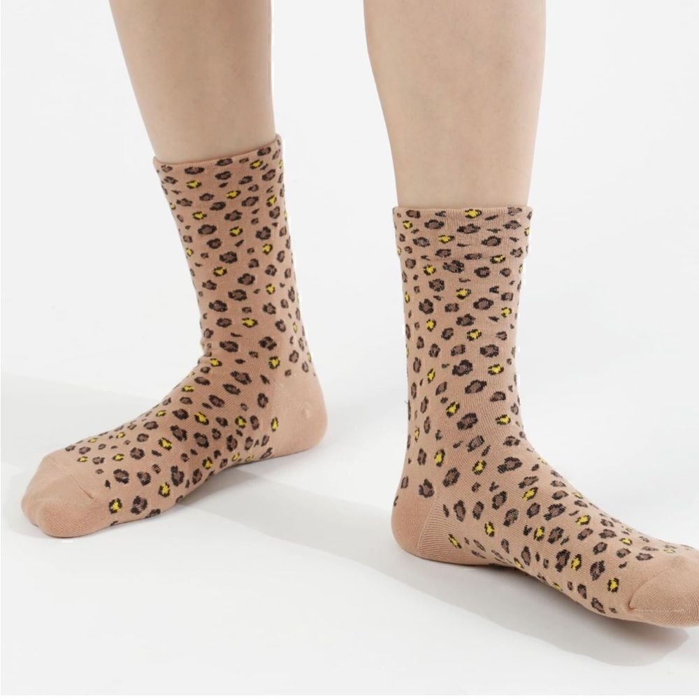 Cheetah Print Sock Set - Picture 3 of 7